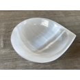 thumbnail image 2 of Selenite Drop Bowl, 4.5" White Selenite Drop Dish Bowl, Selenite Teardrop Bowl, Crystal Polished Cleansing Charging Healing Bowl, 2 of 5