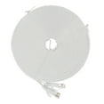 thumbnail image 3 of Cable de red Gigabit de 20 m de longitud, 1000 Mbps, puerto RJ45, cable de red CAT6, cable Ethernet para enrutadores, portátiles, color blanco, 3 of 14