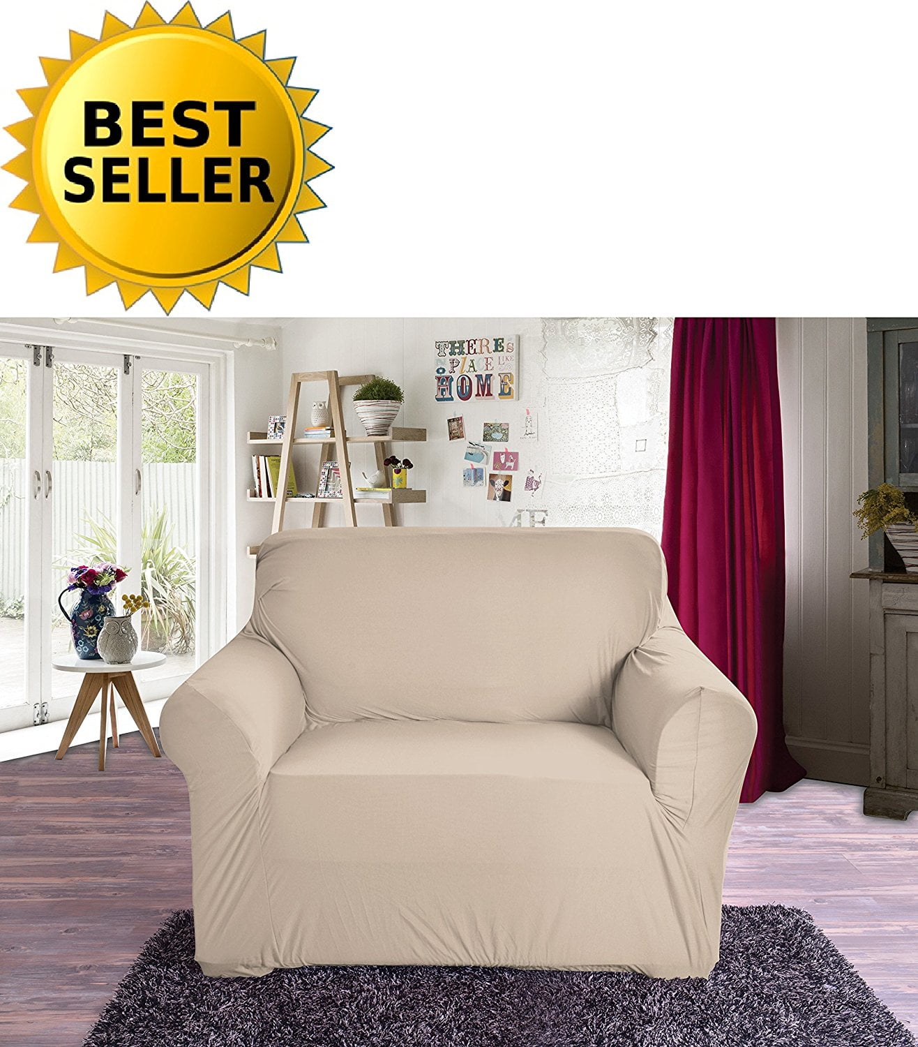 Elegant Comfort Collection Luxury Soft Furniture Jersey Stretch Elegant Comfort Collection Luxury Soft Furniture Jersey Stretch Slipcover Chair Linen