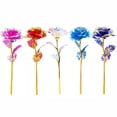 thumbnail image 1 of Regalos, flores luminosas, 5 piezas, rosas para niñas, coloridas, artificiales, flores artificiales, 1 of 8