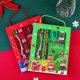 thumbnail image 4 of Regalos de vacaciones, suministros de aprendizaje para niños, juego de 6 piezas de lápiz, caja de regalo de Navidad, juego de papelería para niños, 4 of 4