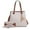 Light Gray, variant on Kerny Women's Tote Bag & Wristlet Wallet, Vegan Leather Shoulder Bag Handbag Purse by Mia K - Burgundy