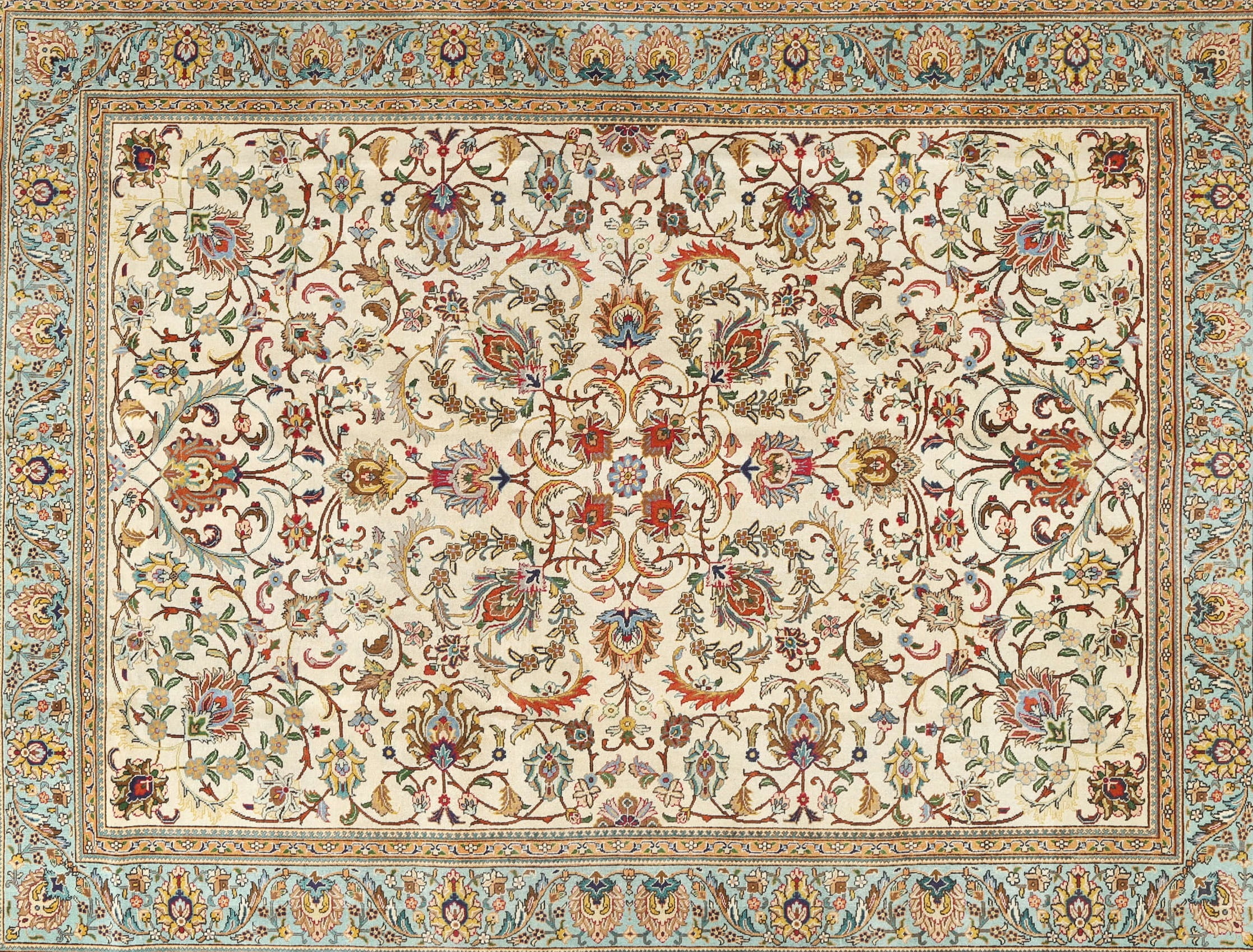 Ahgly Company Indoor Rectangle Traditional Khaki Gold Persian Area Rugs