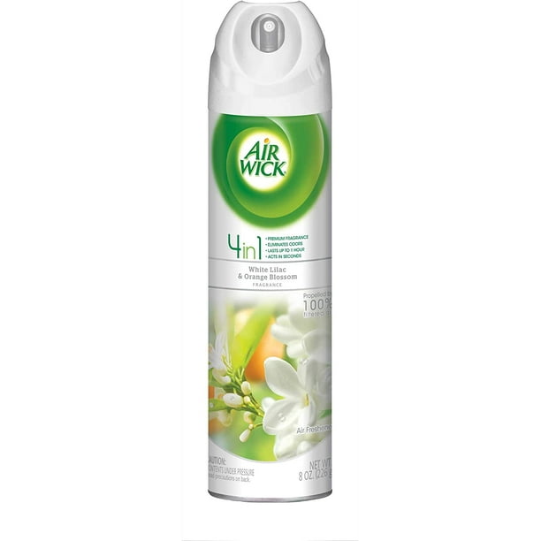 Air Wick Air Freshener Room Spray, White Lilac & Orange Blossom, 8 Oz