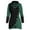 Green, variant on jjayotai Womens Sweater Clearance Plus Size Women Round Neck Long Sleeve Solid Botton Pachwork Asymmetric Tops Sweater
