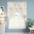 thumbnail image 6 of Dandelion Retro Leaves Kitchen Window Curtains, Swag Curtains Valance for Bedroom Living Room Bathroom, Farmhouse Botanical Watercolor Rod Pocket Window Curtain Block Drapes 2 Panels 28"x36", 6 of 9
