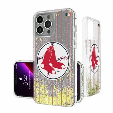 Boston Red Sox 1970-1975 Cooperstown Pinstripe iPhone Glitter Case