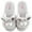 Grey Bunny, variant on Women's Cute Bunny Bedroom Slippers Open Toe Indoor Slides House Slippers (9-10 women, Grey Bunny)