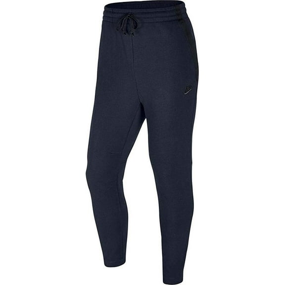 Nike Mens Modern French Terry Cuff Pants,Obsidian/Black,M