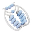 thumbnail image 2 of Rodillo de masaje de piernas circular de 360 ​​grados para entrenamiento, yoga y gimnasio. Azul, 2 of 8