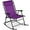 Amethyst Purple, variant on YUONAO Outdoor Folding Rocking Chair, Zero Gravity Lounge Chair with Headrest Pillow – Portable Patio Rocker for Deck, Garden, Beach, Backyard - Beige