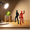 thumbnail image 4 of Figuras de acción QianYing, muñeco robot articulado impreso y móvil de 13 piezas, figuras de acción, regalo de San Valentín para él, oferta por tiempo limitado, agregue diversión ilimitada a su día, 4 of 6