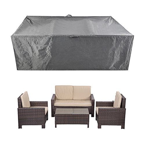Patio Furniture Set Covers Waterproof Outdoor Table Covers Sectional Conversation Loveseat Sofa Set Covers Waterproof Durable Heavy Duty 88 L X 58 W X 28 H Walmart Com Walmart Com