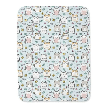 Cute Kittens Pattern Blanket -Image by Shutterstock,