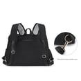 thumbnail image 3 of Sunyuer Convertible Diaper Bag Backpack, Waterproof Stylish Nappy Changing Bag, Travel Mummy Bag with Changing Pad & Shoulder Strap, 3 of 7