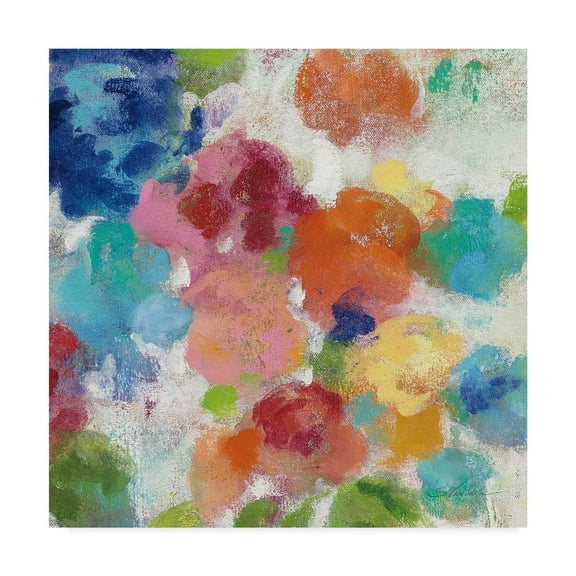 Trademark Fine Art 'Hydrangea Bouquet I Square III' Canvas Art by Silvia Vassileva