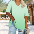 thumbnail image 4 of Plus Size Tops for Seniors Women Caual Loose Fit Seniors Womens Summer T Shirts Trendy 2025 Short Sleeve, 4 of 6