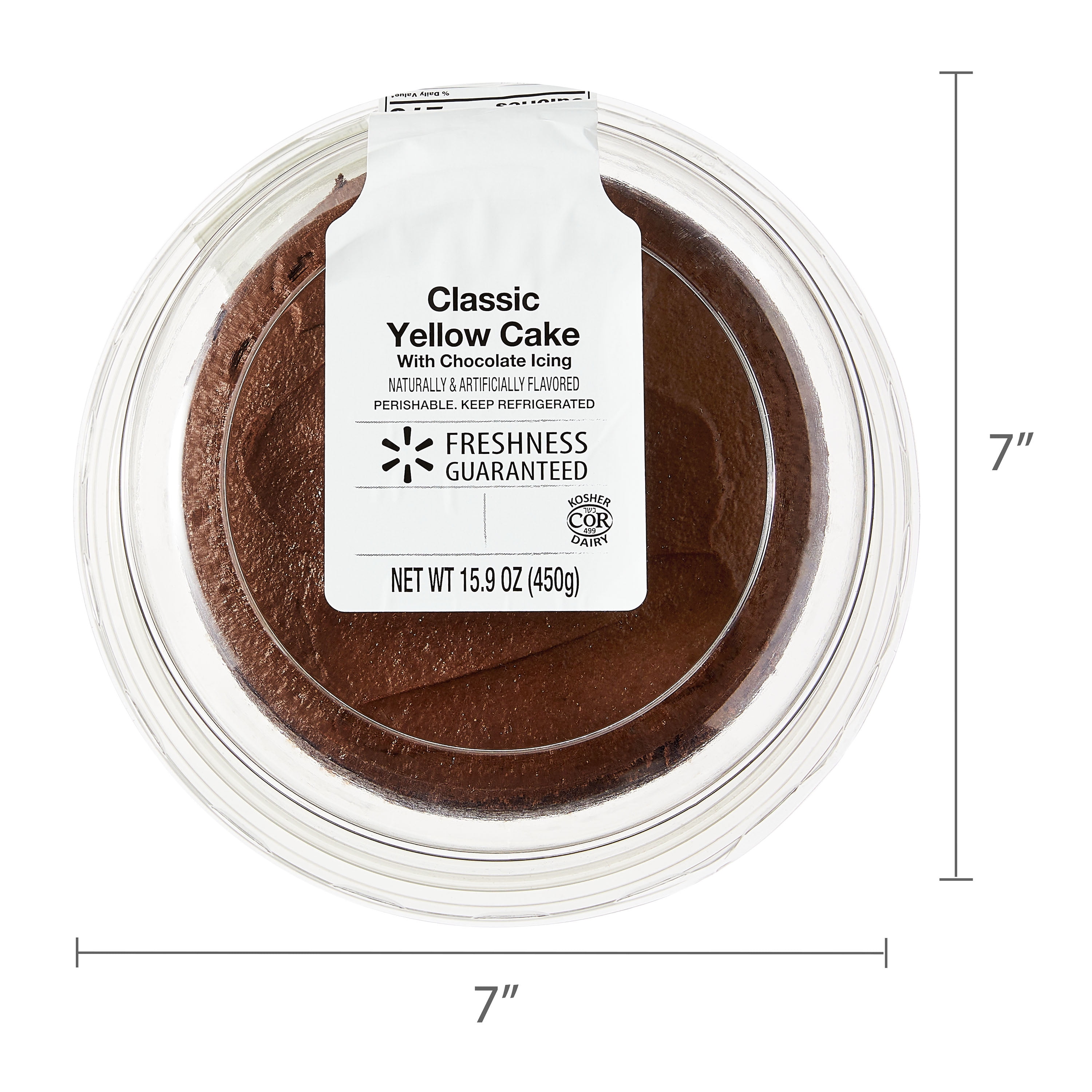 Freshness Guaranteed 5-Inch Classic Yellow Cake, 15.9 oz (Refrigerated)