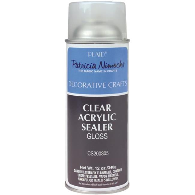 131011 Clear Acrylic Gloss Sealer Aerosol Spray12 Ounces