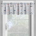 thumbnail image 2 of Ambesonne Retro Window Valance, Colorful Moustache Sketch, 54" X 18", Multicolor, 2 of 5