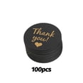 thumbnail image 4 of Etiqueta de tarjeta de papel Sonducket estampado dorado 100 piezas negro, 4 of 6