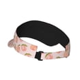 thumbnail image 2 of Balery Peach With Leaves Gorra deportiva con visera ajustable para mujer y hombre (talla única), 2 of 7