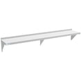 thumbnail image 4 of 12" x 72" 18-Gauge Stainless-Steel Heavy Duty Wall Shelf, WMSH-1272., 4 of 7