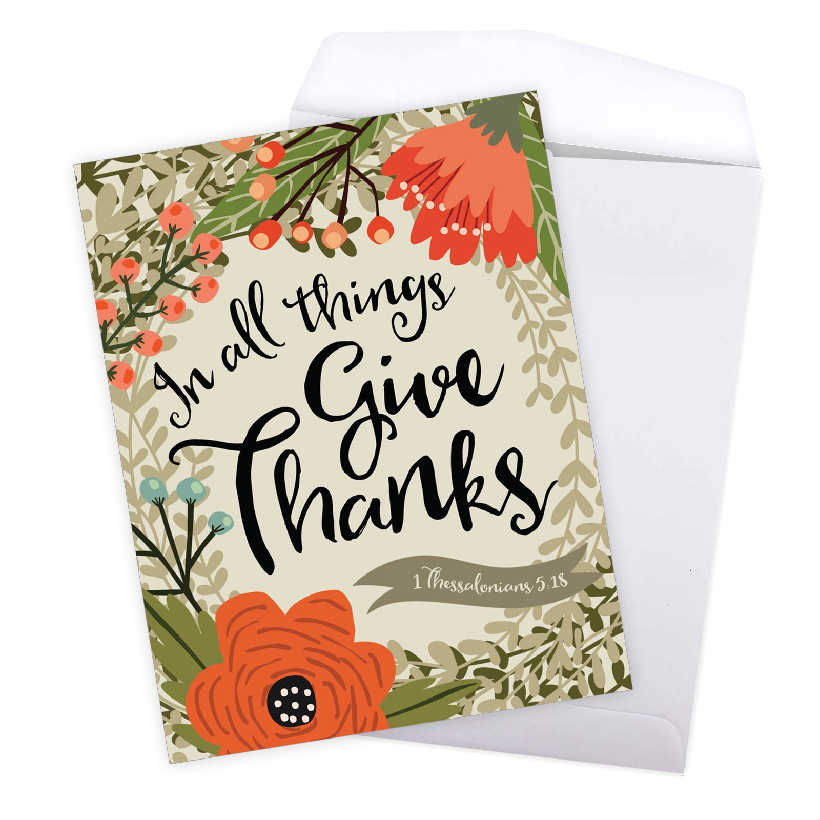 1 Big Thank You Card (8.5 x 11 Inch) - Blessings J6634ATYG - Walmart.com