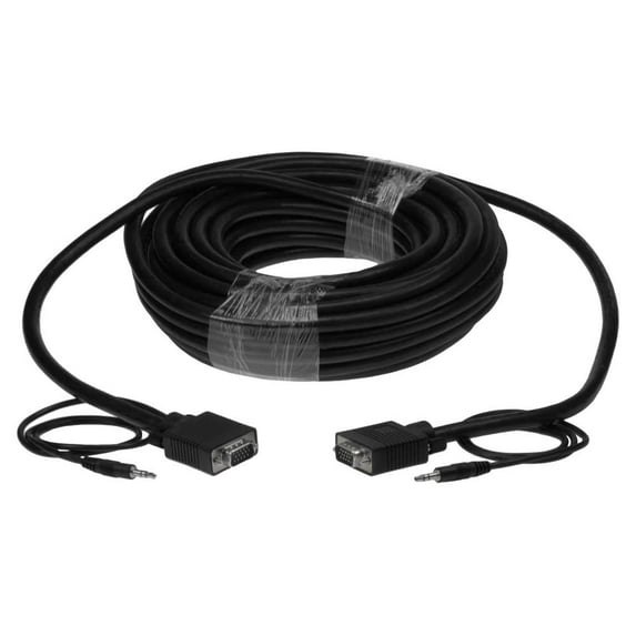 SF Cable 75 feet HD15 SVGA Monitor Cable with 3.5mm Stereo Audio