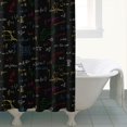 thumbnail image 4 of Math Equations Physics Formulas Black Pattern Shower Curtain 72"x84" ,Bathroom Decorative Shower Curtains Set with 12 Hooks,Modern Waterproof Washable Shower Curtain, 4 of 6