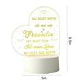 thumbnail image 3 of Yatlte Mom Gifts from Daughter Son, Mom Birthday Gifts Acrylic 3D Text Night Light, Valentines Day, Thanksgiving, Engraved Acrylic Night Light with Greeting Cards for Mother's Gift, 3 of 6