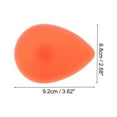 thumbnail image 4 of Unique Bargains 1 Pc Portable Silicone Facial Cleansing Brush 3.62"x2.68"x0.87" Orange, 4 of 7