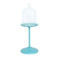 thumbnail image 1 of small cake Stand Cupcake Plate con Tapa Clear Wedding Party de Cumpleaños Cyan , tal se describe Medio, 1 of 9