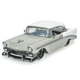 thumbnail image 3 of 1956 Chevrolet Bel Air Gray and White "Bigtime Muscle" 1/24 Diecast Model Car by Jada(Selections May Vary), 3 of 6
