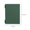 thumbnail image 3 of Nkmbld 2Pcs Spiral Notebooks, B5 Thick Plastic Hardcover Coil Notebook for Work, Travel, Bible, and Meeting, Green, 3 of 7