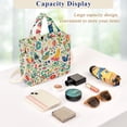 thumbnail image 5 of FORMRS Womens Corduroy Tote Bag Crossbody Shoulder Handbag with Pocket, Cartoon Animals, 5 of 7