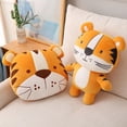 thumbnail image 2 of Plush Tiger Doll Pillow Plush Doll Soft Texture Photo Props heqiyong LED, 2 of 2