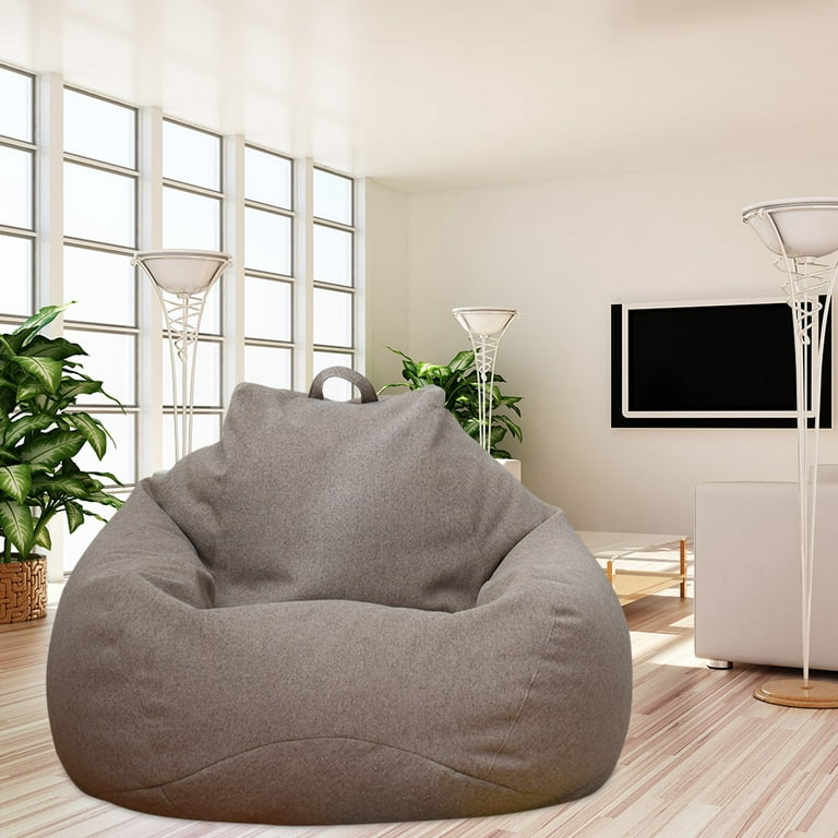 100X120cm Extra Large Bean Bag Chairs Adults Couch Sofa Cover For Lazy  Lounger!
