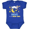 thumbnail image 3 of Inktastic I Love My Family to the Moon and Back Cute Sheep Boys or Girls Baby Bodysuit, 3 of 5