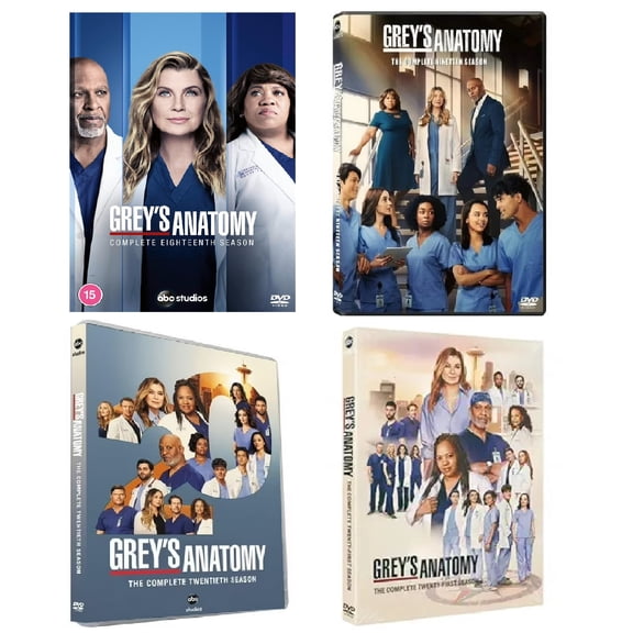 Grey’s Anatomy Seasons 18–21 DVD Set