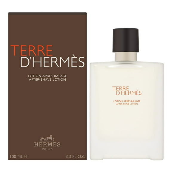 Hermes Terre D'Hermes After Shave Lotion for Men, 3.3 Oz