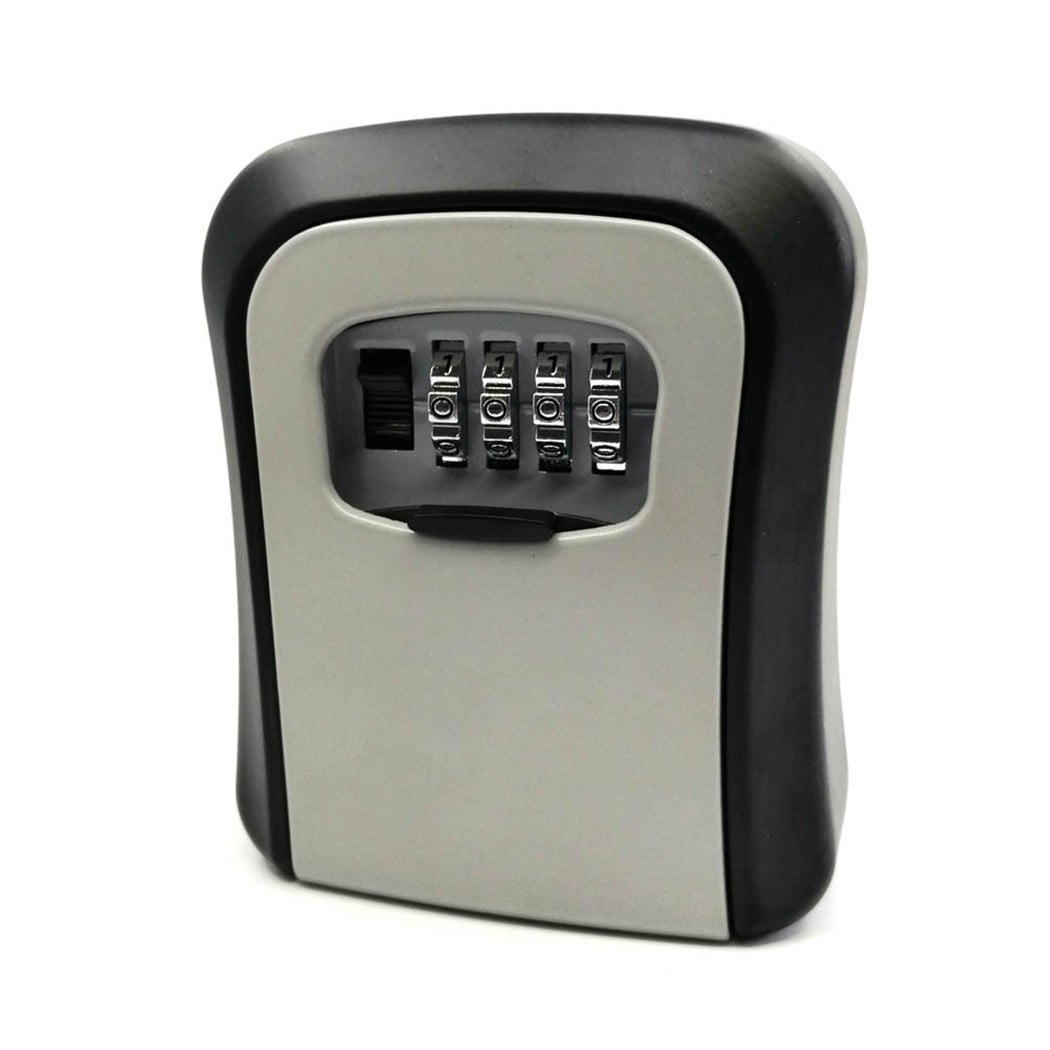 4 Digit Outdoor High Security Wall Mounted Key Safe Box Code Secure Lock-Storage 
