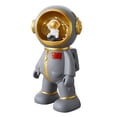 thumbnail image 1 of Hucha de astronauta de resina con luz nocturna, manualidades creativas Gris, 1 of 9