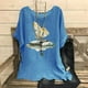 thumbnail image 2 of Vestidos Casuales Para Mujer, Blusas De Mujer De Moda Camisetas estampadas de moda para mujer, blusas casuales de lino holgadas de manga corta con cuello redondo y raglán, 2 of 7