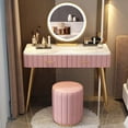 thumbnail image 3 of Modern Minimalist Dressing Table Mirror White Dressing Table Multi-functional Integrated Muebles De Dormitorio Bedroom Furniture My Lux Decor Round, 3 of 65