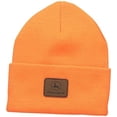 thumbnail image 5 of John Deere Men's Solid Beanie, Orange, One Size, 5 of 5