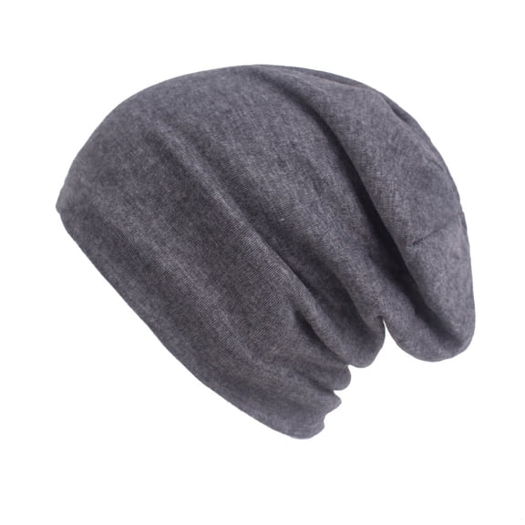 Unisex Men Women Solid Cotton Velvet Slouchy Beanies Cap Winter Warm Baggy Hat