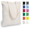 thumbnail image 3 of ARRIBADiseño 5 | 12 | 24 | 48 | Paquete de 192 bolsas económicas de algodón, bolsas de tela ligeras, medianas y reutilizables para la compra de comestibles, adecuadas para bricolaje, publicidad, promo, 3 of 4