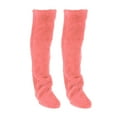 thumbnail image 2 of Abbraccia Plush Leg Warmers, Thigh High Socks, Sleeping Socks, Boot Socks Stocking Slipper Stockings, over Knee Fuzzy Socks for Bedroom Pink, 2 of 10