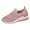 Pink#1, variant on Women's Fashion Glitter Rhinestone Decor Platform Wedge Sneakers, Breathable Mesh Sparkly Glitter Tennis Shoes for Women, Casual Slip-On Walking Shoes White 9.5 Wide